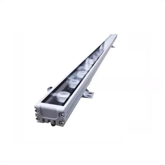 Barra Led Rgb 18w Bañador de luz Rgb De Pared Iluminación de pared fachada Exterior Luz lineal Rgb Colores De 1 Metro 12v Ip67 Demasled