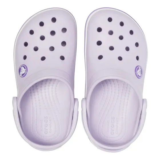 Sandalias Para Niños Crocband Clog Junior Color Lila Crocs
