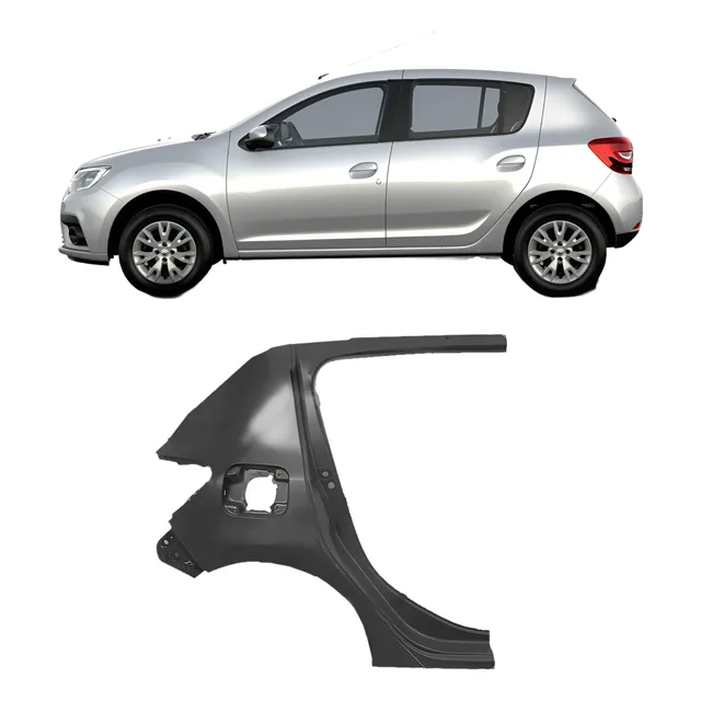 Lateral Traseira Sandero 2014 A 2021 Inferior Rf