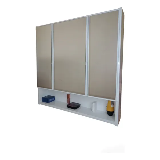 Botiquín Para Baño Tríptico, Peinador De 60 Cm X 60 Cm 