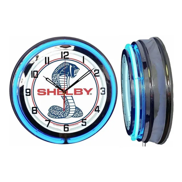 ELG Companie Llc 18  Azul Shelby Serpiente Doble Neon Cromo