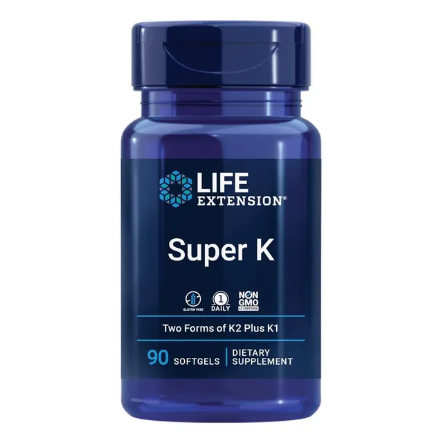 Vitamina K Super Life Extension 90 Cápsulas Blandas