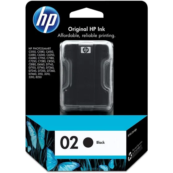 Cart. Tinta Original Hp # 02 C8721wl Para Hp Photosmart 