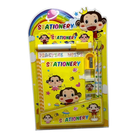 Kit Escolar Jeshua Globos Príncipes Monos 6 Piezas