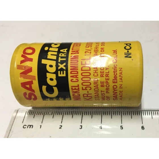 Pila Bateria Sanyo Kr-5000del 1,2v 5000mah D Ni-cd 6x3cm