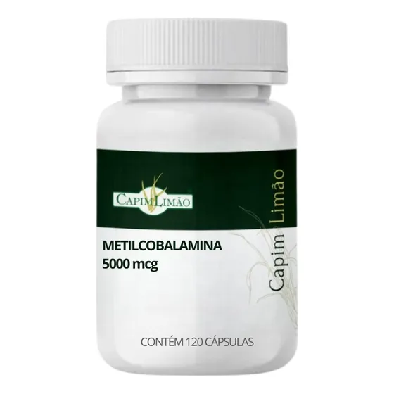 Metilcobalamina 5000mcg 120 Cápsulas