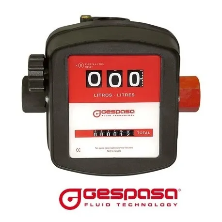 Contador Medidor 1 PLG  Para Gasolina Gasoil  Agua En Litros