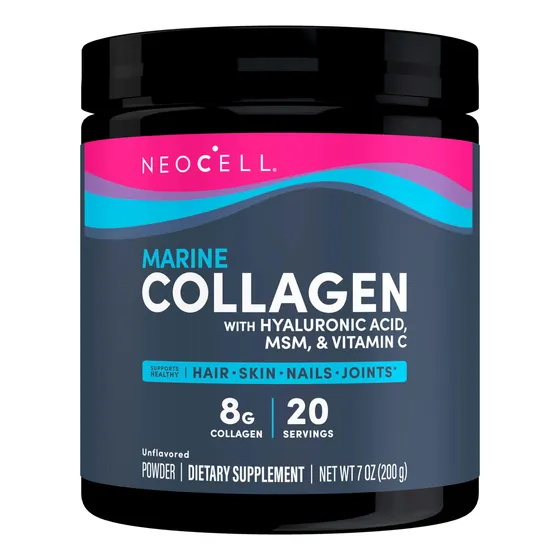 Suplementos Neocell Marine Colágeno Con Ácido Hialurónico 20