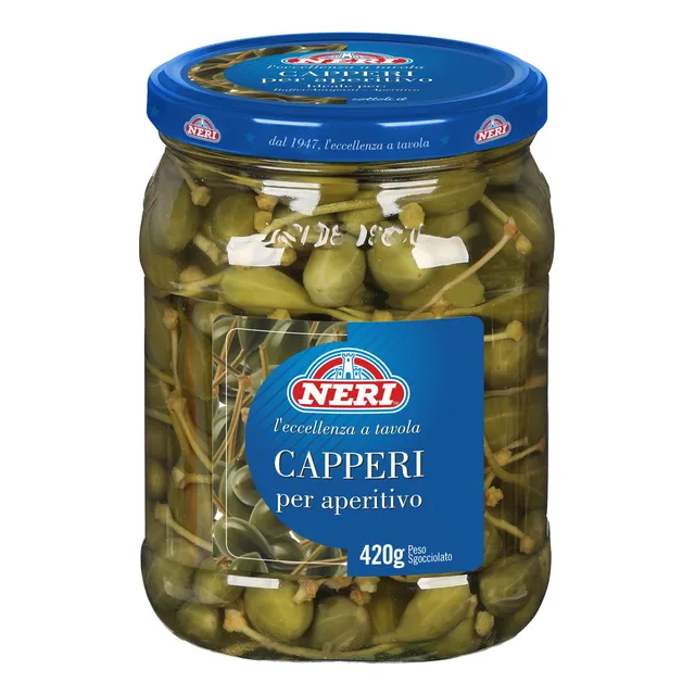 Capperi Giganti Per Aperitivo 800g . Alcaparras Italianas
