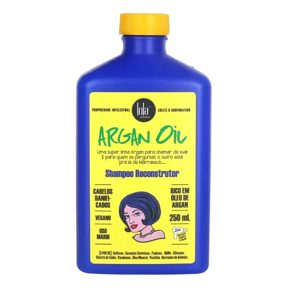 Shampoo Reconstrutor Argan Oil 250ml Lola Cosmetics