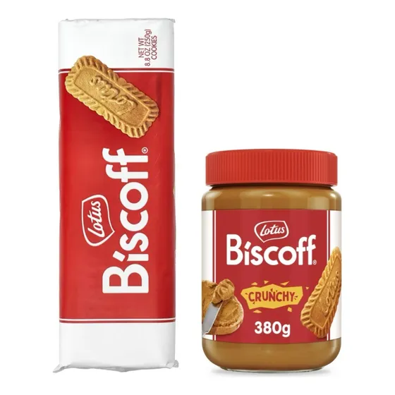 Galletas Lotus Biscoff + Crema Lotus Crunchy