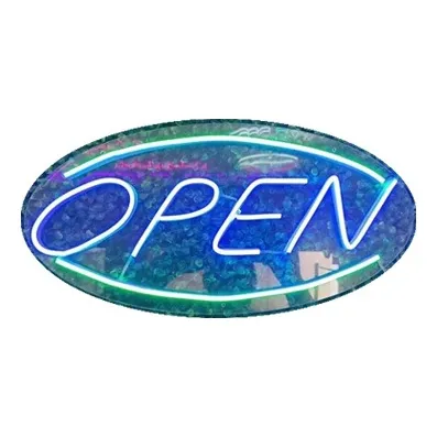  Letrero Anuncio Luminoso Tipo Neón Led Open