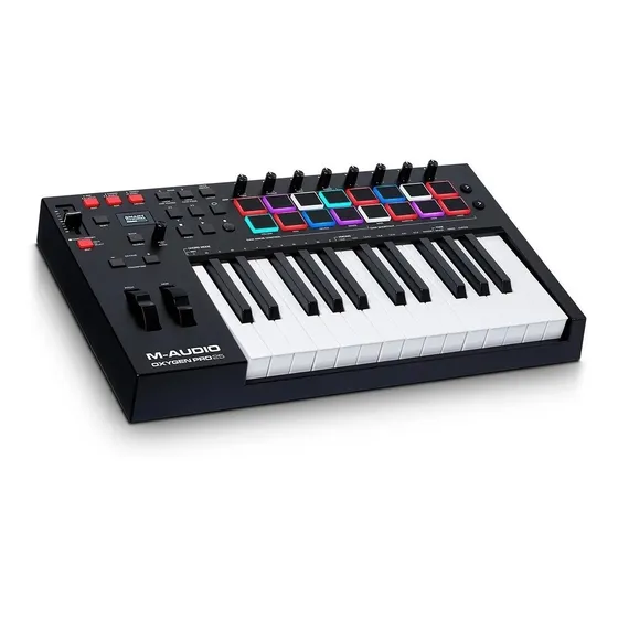 Teclado Controlador M-audio Oxygen Pro 25 Midi 25 Teclas