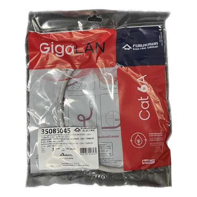 Patch Cord Cat 6a  0.50cm Furukawa 35085080 En Palermo