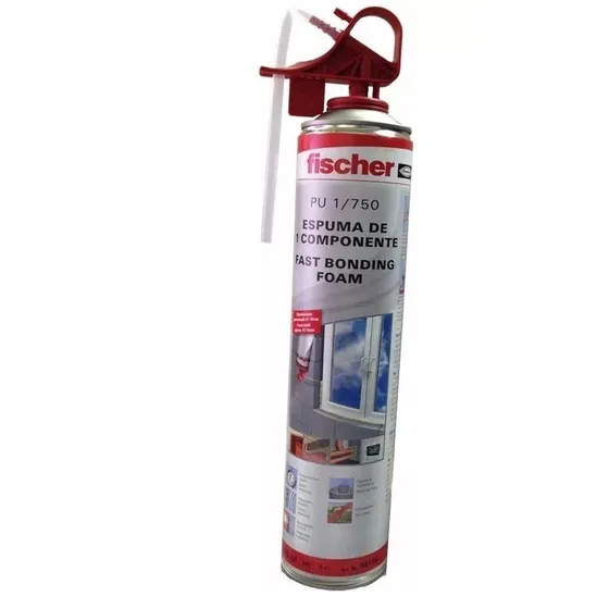 Espuma de Poliuretano Expandido Fischer Pu 1/750 en Aerosol 750 cc