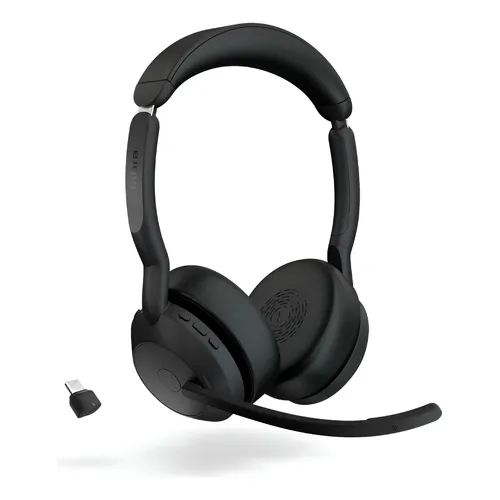 Headset Jabra Evolve2 55 Link380a Ms Estéreo 25599-999-999