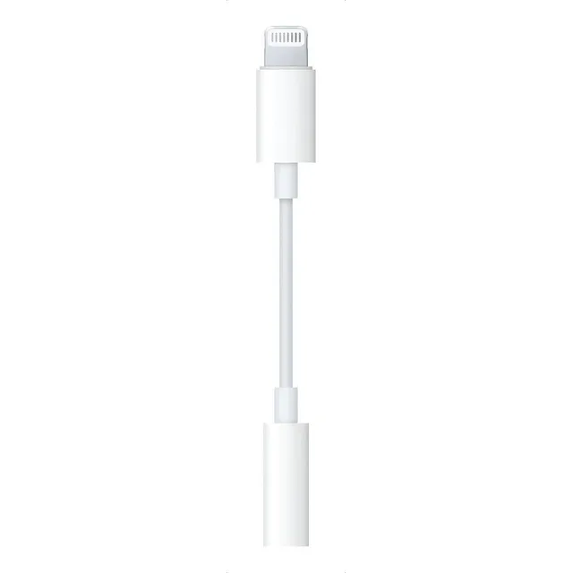 Adaptador Lightning Para iPhone Jack 3.5mm Blanco Apple