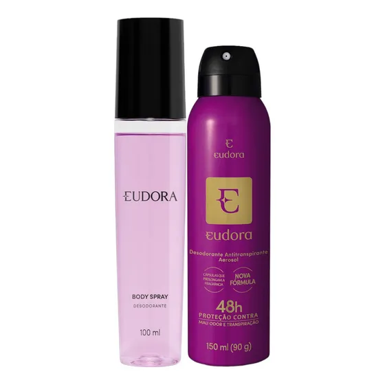 Kit Eudora Edp Splash Corporal E Desodorante