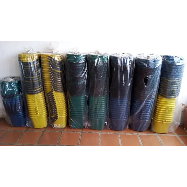 Tobos Plástico De 12 Y 10 Litros Nuevos Somos Fabricantes