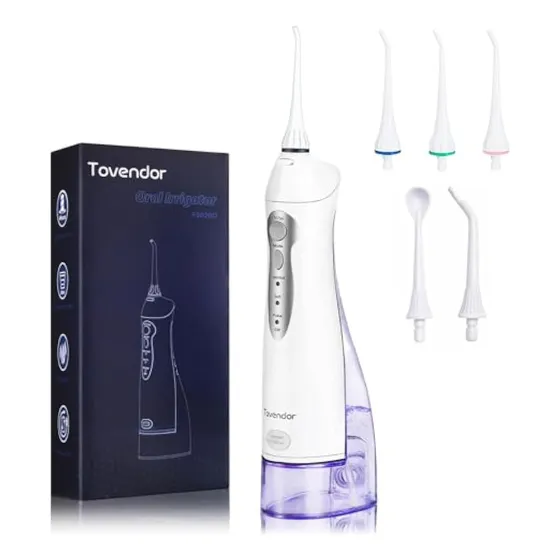 Tovendor Irrigador Dental Eléctrico De Agua, Hilo