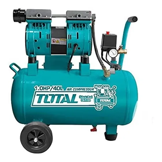 Compresor Aire 40lts Libre Aceite Total Tcs1075402 18 Meses 