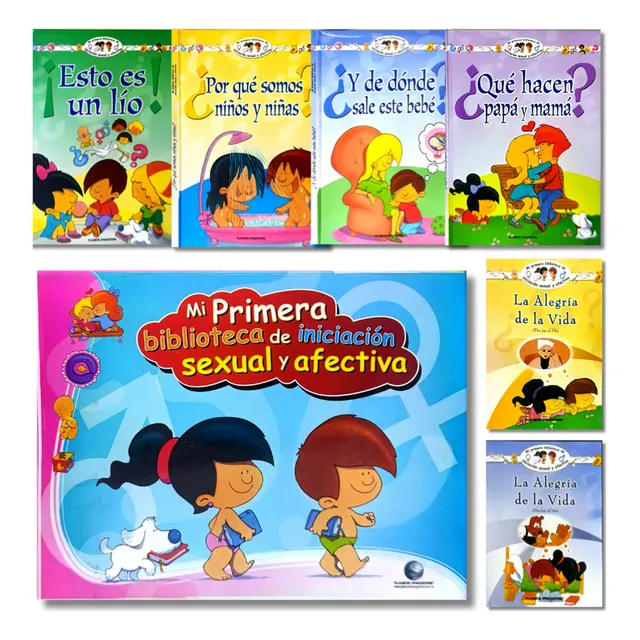 Mi Primer Libro De Sexualidad Estuche De 4 Tomos + 2 Dvds
