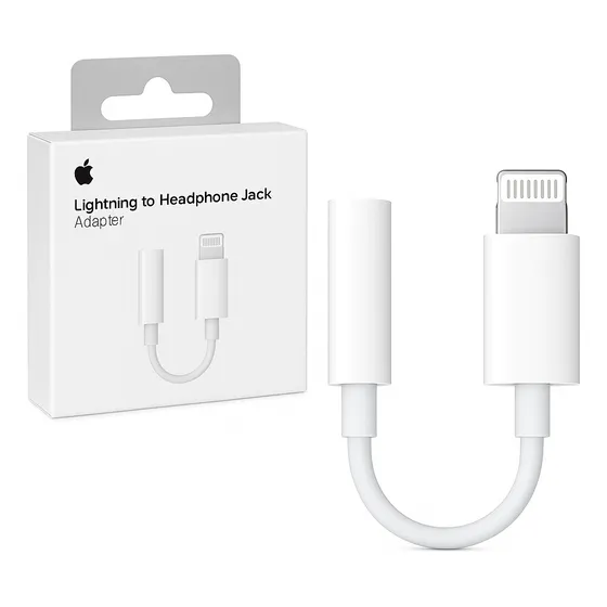 Adaptador Lightning To 3,5 Plug Original Apple iPhone 7 8 X 