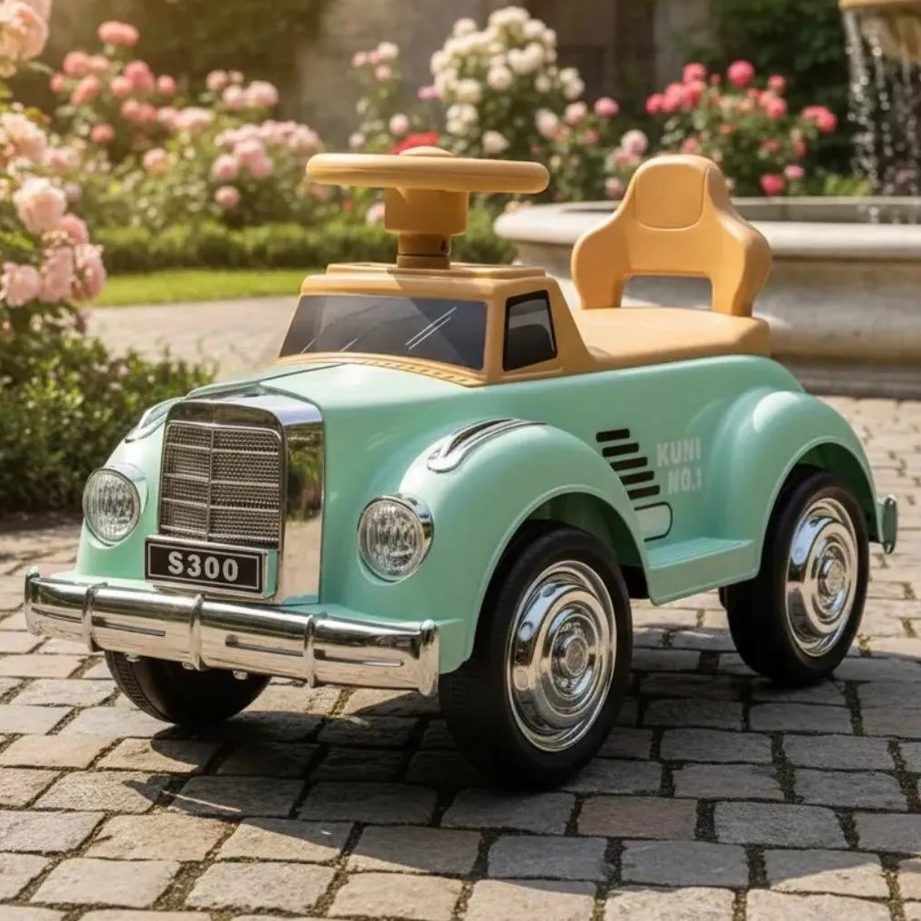 Carrinho infantil retro com luz e som