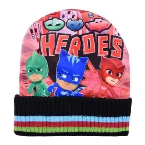 Gorro Tejido Invierno Heroes En Pijamas Pjmasks Infantil