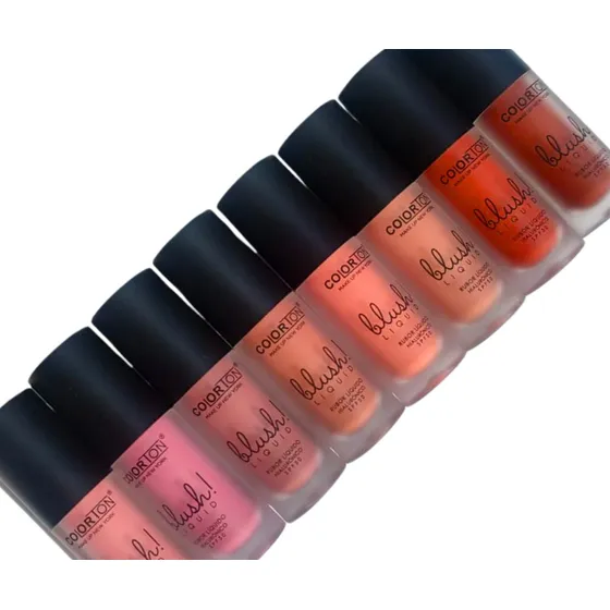 Rubor Liquido Colorton Blush Liquid Ah+ Colageno Tono Del Maquillaje 4 Moon