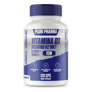 Vitamina D3 10000ui + Vit K2 150mcg - 120 CĂĄpsulas Vitamina D3 10000ui + Vit K2 150mcg - 120 CĂĄpsulas