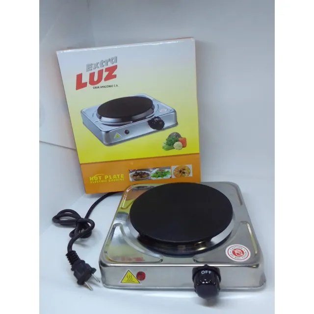 Cocina Eléctrica De Plato 1 Hornilla Extra Luz