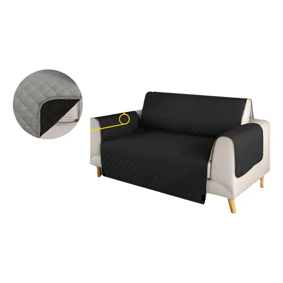 Protector Sofa, Forro, Mueble, Doble Faz 2 Puestos