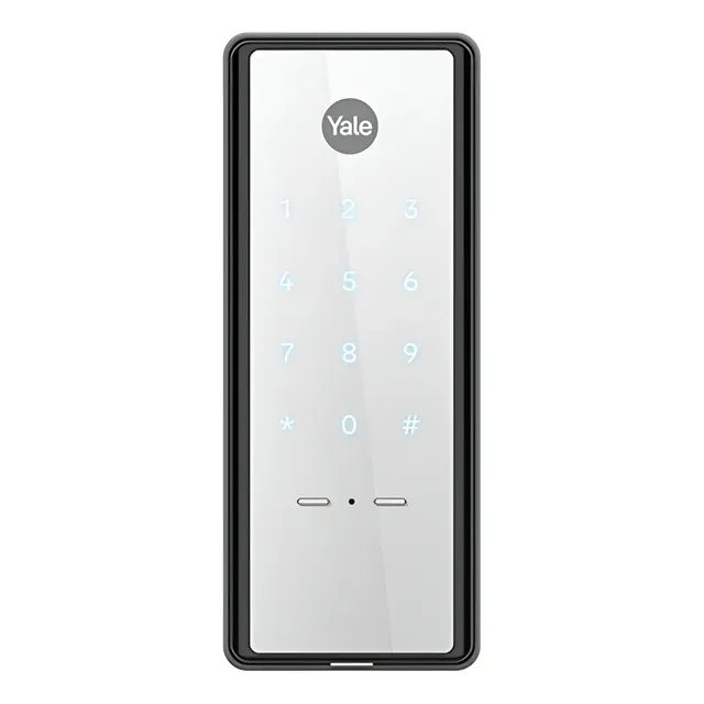 Fechadura Digital Yale Reflecta Sobrepor Espelhada Senha IP55 Externa Resistente Chuva Sol