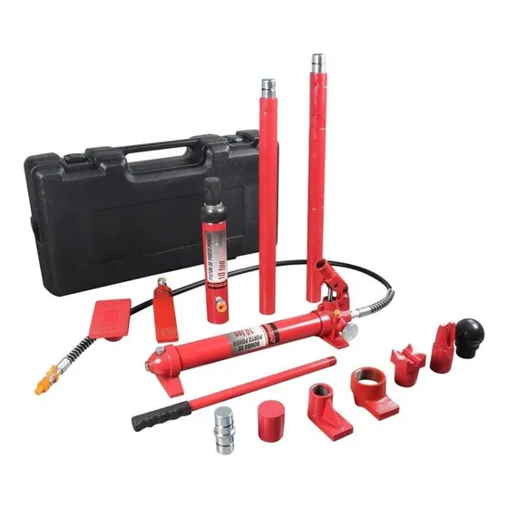 Porto Power 10 Toneladas 9 Accesorios Tamer Enderezado