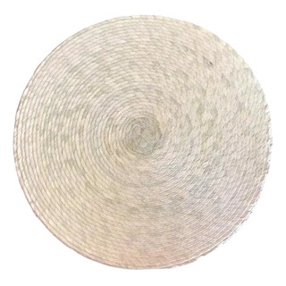 Manteles Individuales Artesanal Palma Redondo Natural 30pz Manteles Individuales Artesanal Palma Redondo Natural 30pz