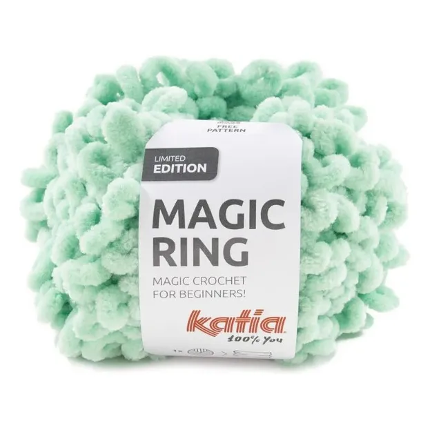 Lana Magic Ring De Katia 100% Poliéster Ovillo X150grs