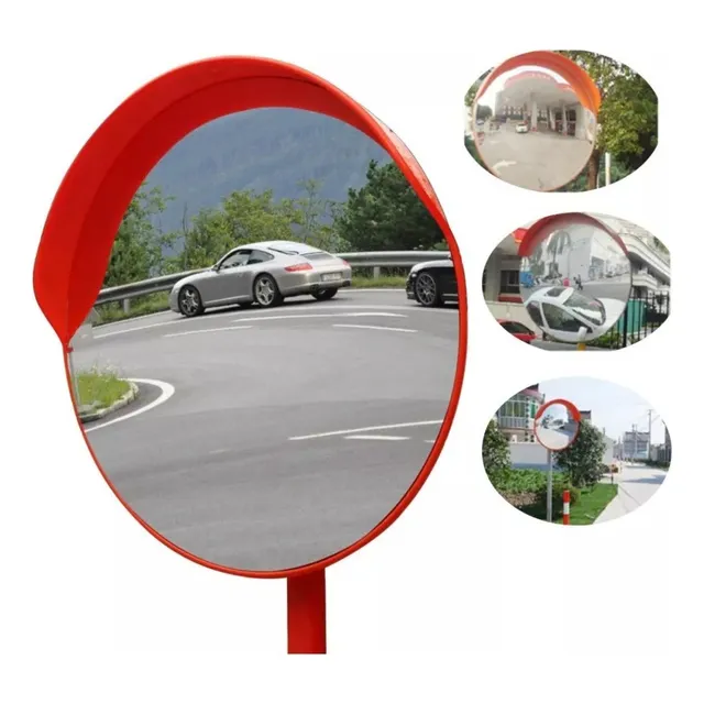 Espejo Panorámico Convexo Interior Exterior 80 Cm Seguridad