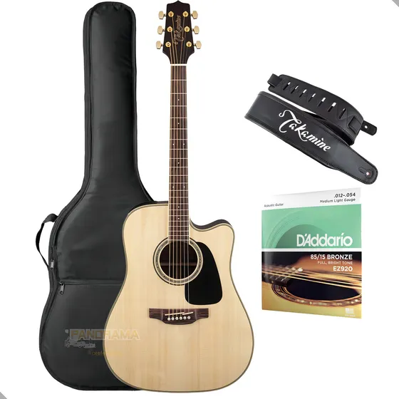 Violão Takamine Aço Eletrico Gd51ce Nt + Capa E Acessórios