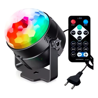 Mini Globo Bola Maluca Luz Led Rgb Mini Iluminação Festa Mini Globo Bola Maluca Luz Led Rgb Mini Iluminação Festa