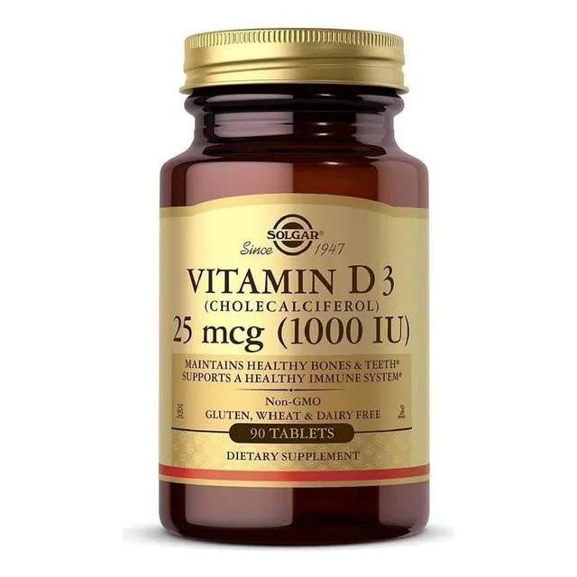 Solgar Vitamina D3 (colecalciferol) 25 Mcg (1000 Ui) - 90 Ta