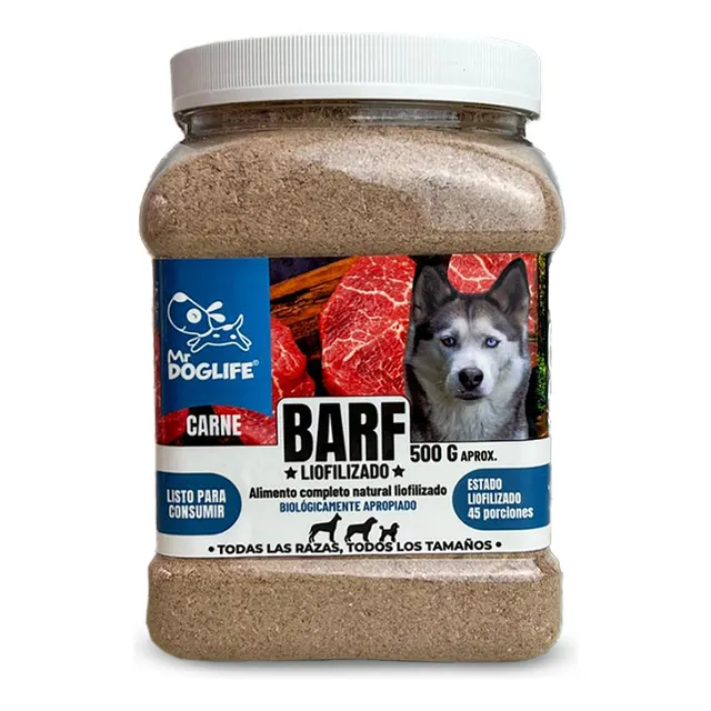 Alimento Para Perros Barf Liofilizado Carne De Res En Polvo