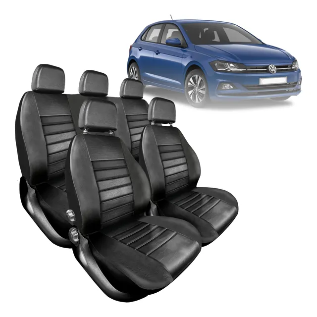 Funda Cubre Asiento Cuero  Pu  Vw Polo 3 Y 5 Puertas 18/+