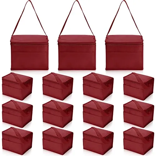 Nuogo 15 Pack Bolsas De Almuerzo Aislantes Bulk, X4pxg