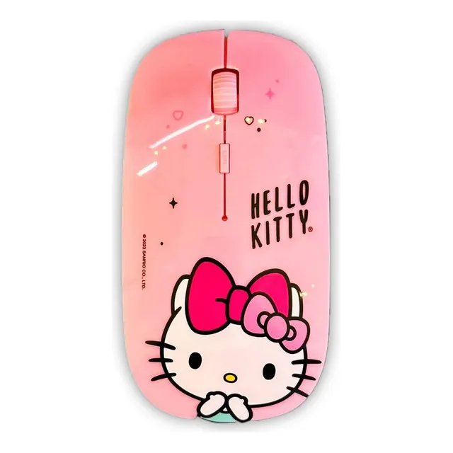 Mouse Inalámbrico De Hello Kitty Rosado