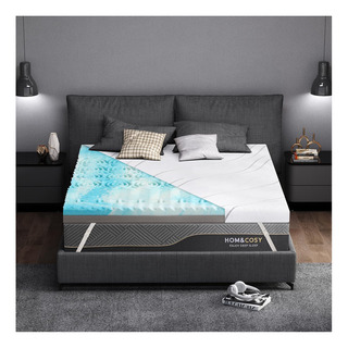 Cubrecolchón De Espuma Viscoelástica Firme 4 Pulgadas, Cubre Cubrecolchón De Espuma Viscoelástica Firme 4 Pulgadas, Cubre