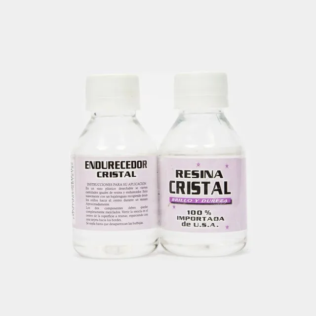 Resina Crystal Epóxica De 120 Ml, 2 Componentes