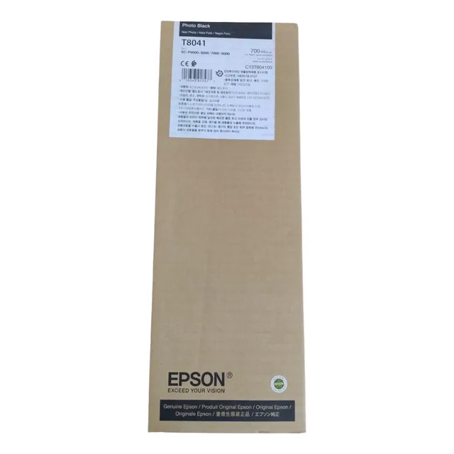 Cartucho Tinta Epson T8041 Photo Black 700ml Original