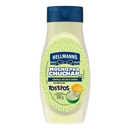 Hellmanns Molho pra Chuchar sabor Cebola, Salsa e Limão