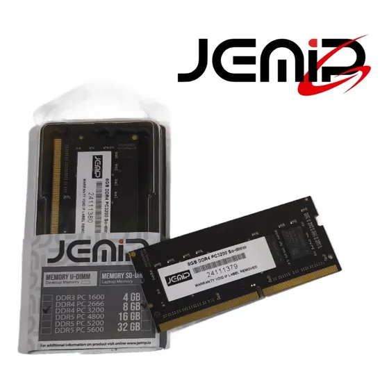 Memoria Ram Jemip 8gb Ddr4 3200mhz Laptop Notebook Sodimm